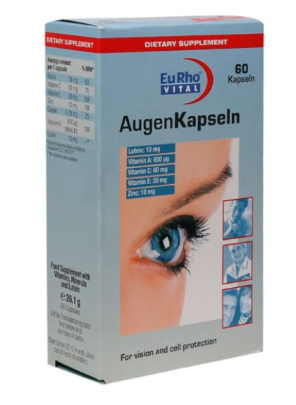 کپسول اوژن یوروویتال 60عدد-Augen Eurhovital