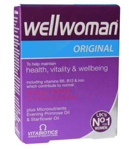 ول وومن اوریجینال ویتابیوتیکس 30 عدد - Wellwoman Original Vitabiotics