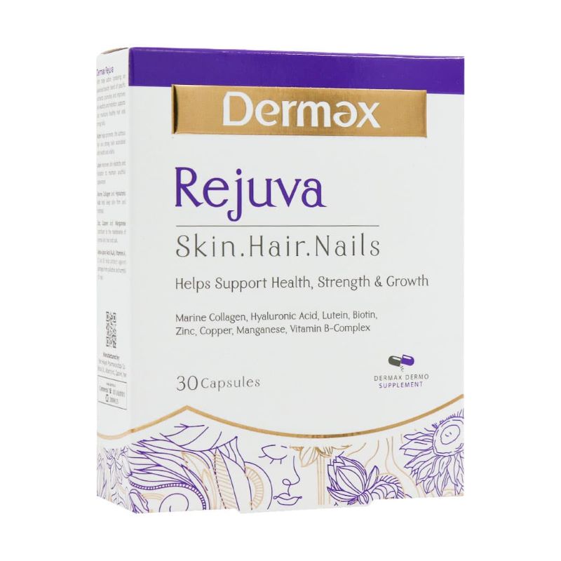 کپسول رجوا درمکس تقویت پوست مو و ناخن 30 عدد -  DERMAX REJUVA SKIN HAIR NAILS 30 CAPS