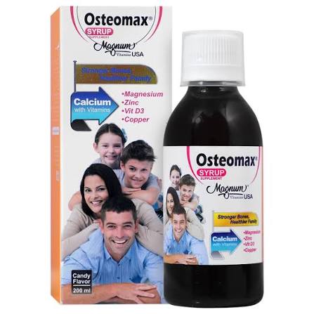 شربت استئومکس مگنوم 200 میلی لیتر-MAGNUM OSTEOMAX SYRUP 200 ML