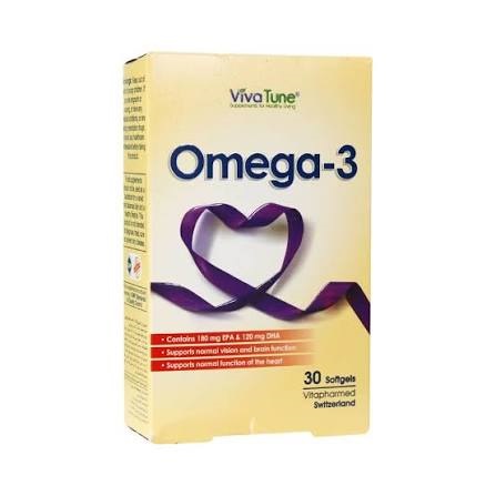 کپسول نرم ژلاتینی امگا 3 ویواتون 30 عدد -VIVATUN OMEGA 3 SOFTGEL 30 CAPS